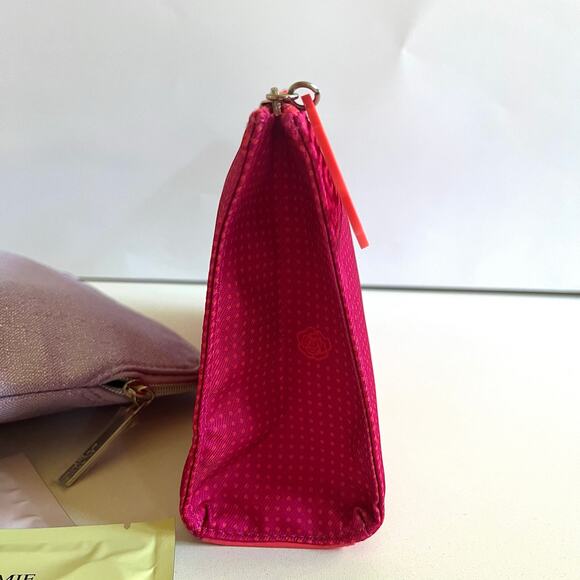 LANCOME Paris BEAUTY BUNDLE: 2 Piece Makeup Cosmetic Bags + Jewelry - Picture 10 of 12